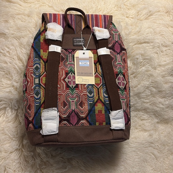 Toms *Rare Backpack. New with tags. Departure Pattern. One for One (safe birth) main image 7